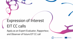 Advertising element showing details of open call